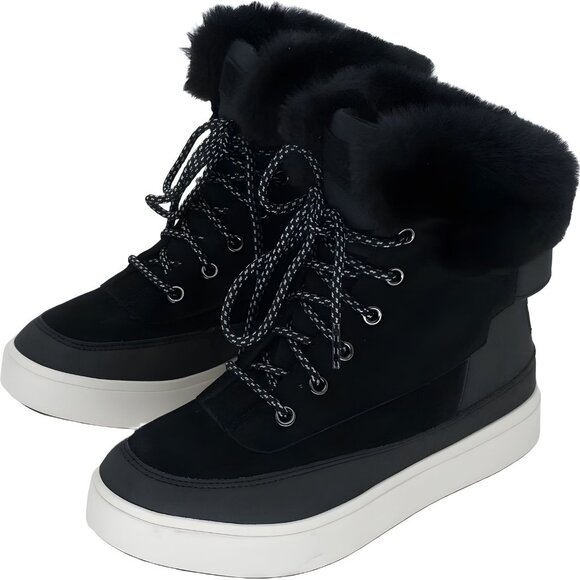 Koolaburra by UGG Women's Ryanna Black Boots, Size 6 – Fast Shipping - Picture 2 of 6